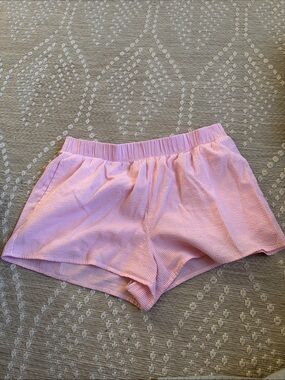 PacSun Pink Seersucker Lounge Shorts